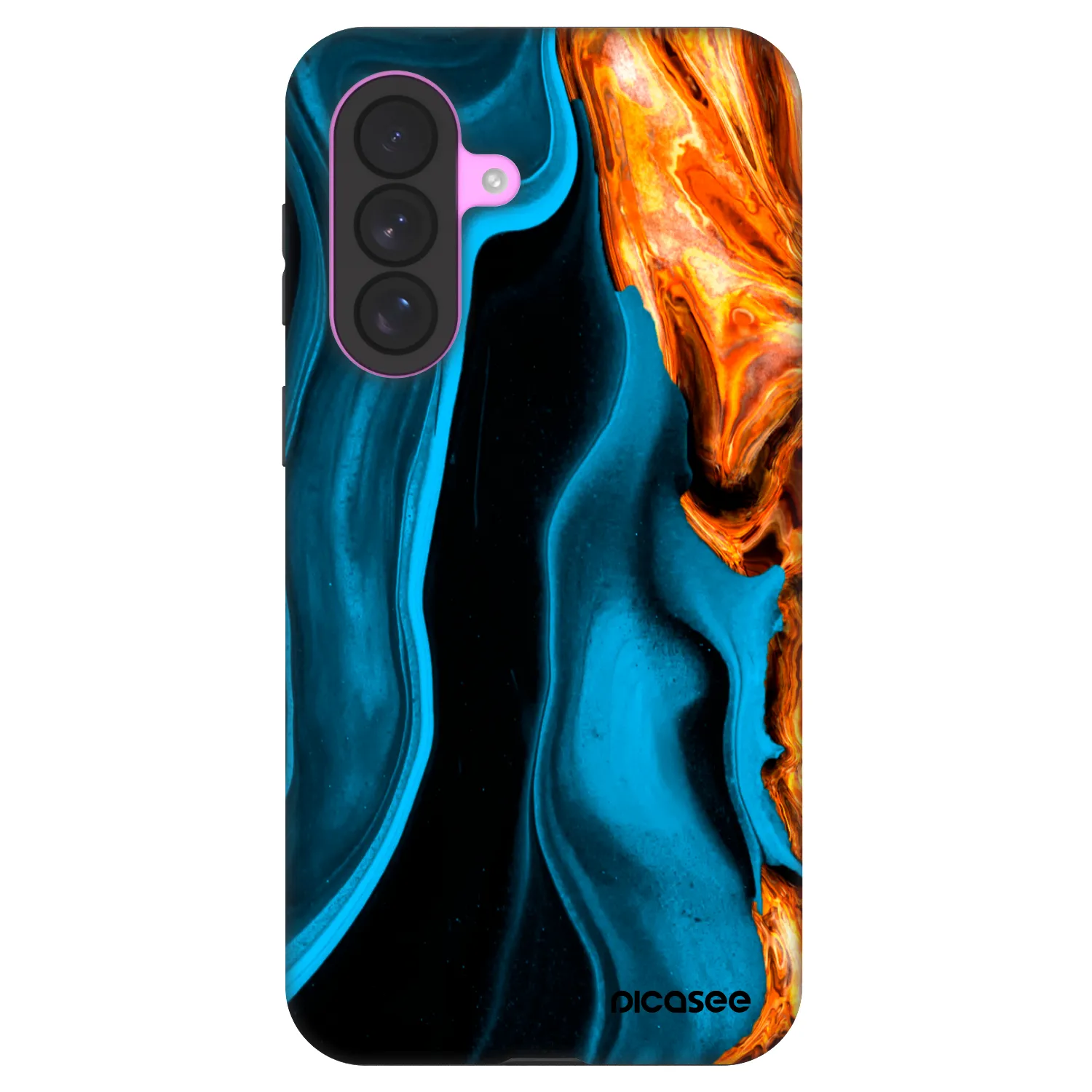 Picasee Fashion Case pentru Samsung Galaxy A37 - Gold blue