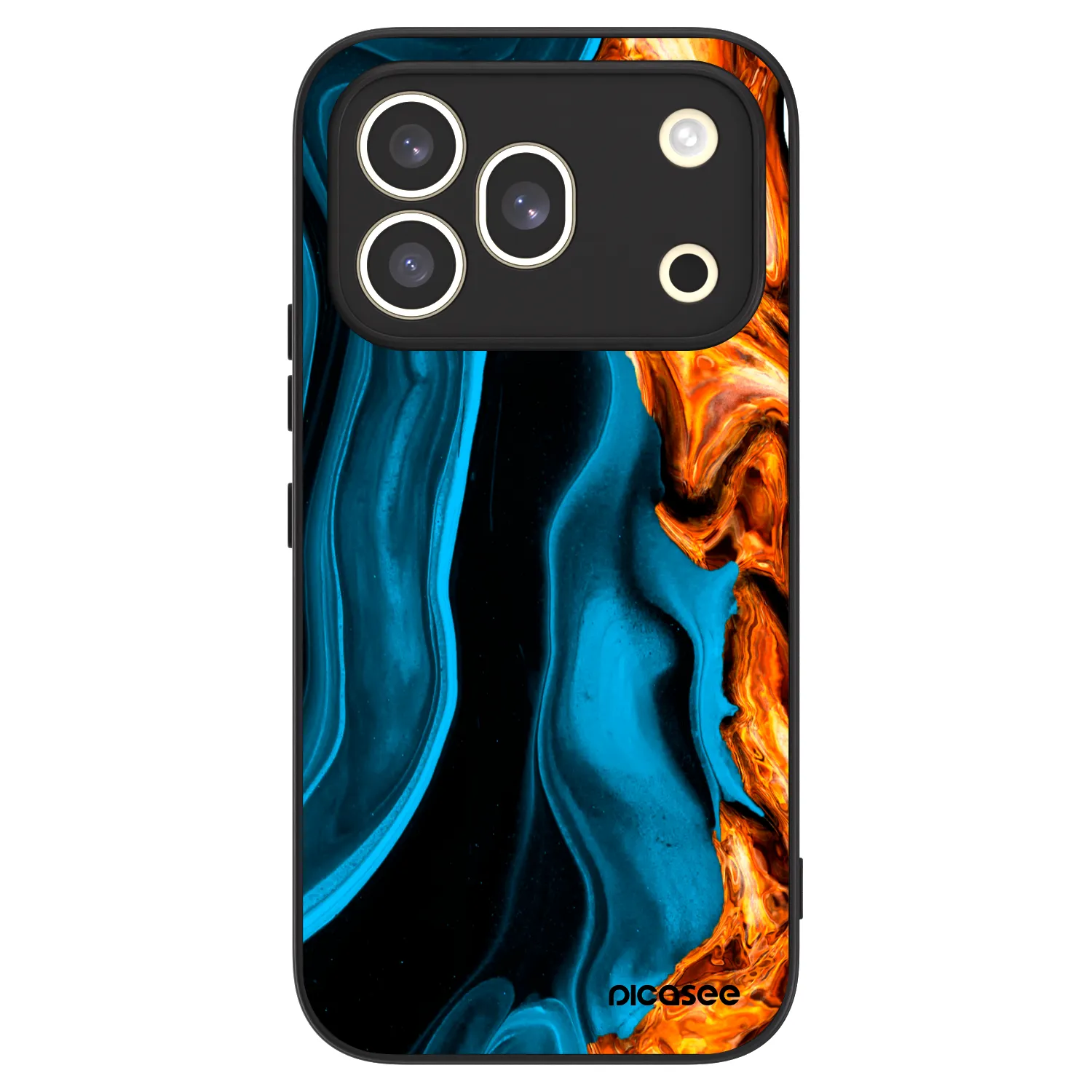 Picasee ULTIMATE CASE pentru Honor 600 Pro - Gold blue