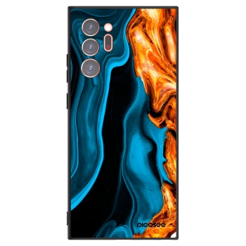Picasee husă neagră din silicon pentru Samsung Galaxy Note 20 Ultra - Gold blue