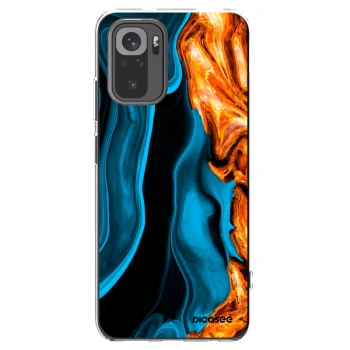 Picasee husă transparentă din silicon pentru Xiaomi Redmi Note 10 - Gold blue
