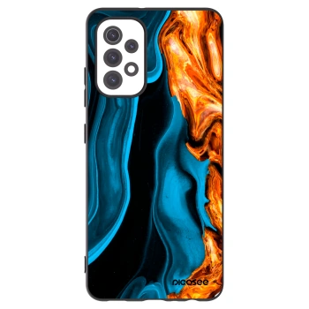 Picasee husă neagră din silicon pentru Samsung Galaxy A32 5G A326B - Gold blue