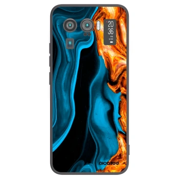 Picasee husă neagră din silicon pentru Xiaomi Mi 11 Ultra - Gold blue