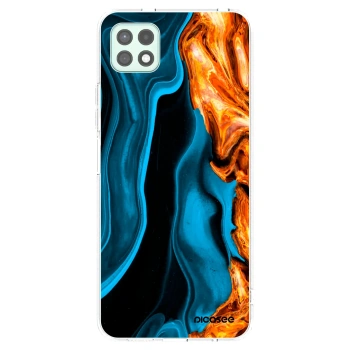 Picasee husă transparentă din silicon pentru Samsung Galaxy A22 A226B 5G - Gold blue