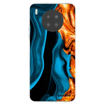Picasee husă transparentă din silicon pentru Huawei Nova 8i - Gold blue