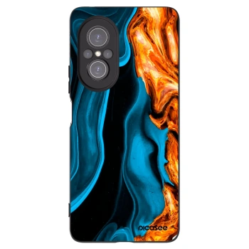 Picasee husă neagră din silicon pentru Huawei Nova 9 SE - Gold blue