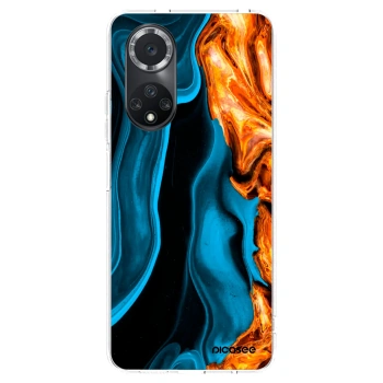 Picasee husă transparentă din silicon pentru Huawei Nova 9 SE - Gold blue