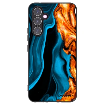 Picasee husă neagră din silicon pentru Samsung Galaxy A54 5G A546B - Gold blue