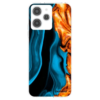 Picasee husă transparentă din silicon pentru Xiaomi Redmi 12 4G - Gold blue