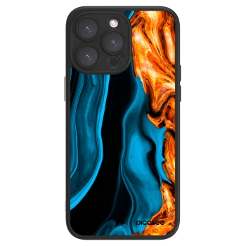 Picasee ULTIMATE CASE pentru Apple iPhone 15 Pro Max - Gold blue