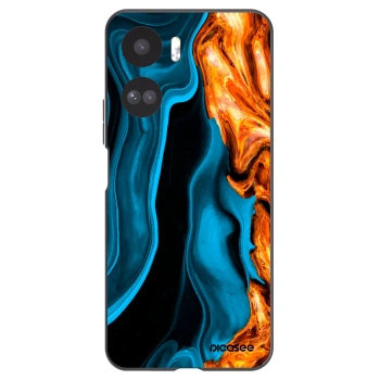 Picasee husă neagră din silicon pentru Honor 90 Lite 5G - Gold blue