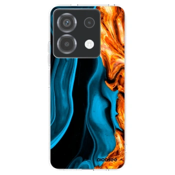 Picasee husă transparentă din silicon pentru Xiaomi Poco X6 - Gold blue