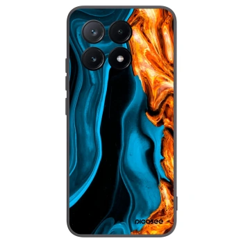 Picasee husă neagră din silicon pentru Xiaomi Poco X6 Pro - Gold blue