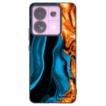 Picasee husă neagră din silicon pentru Xiaomi Redmi Note 13 Pro 5G - Gold blue