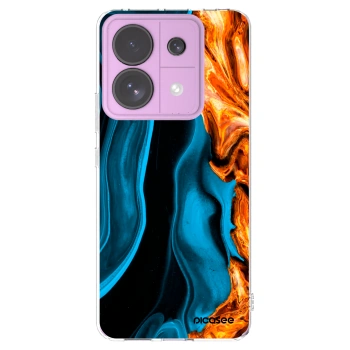 Picasee husă transparentă din silicon pentru Xiaomi Redmi Note 13 Pro 5G - Gold blue