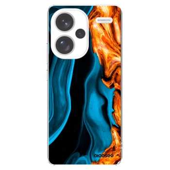 Picasee husă transparentă din silicon pentru Xiaomi Redmi Note 13 Pro+ 5G - Gold blue