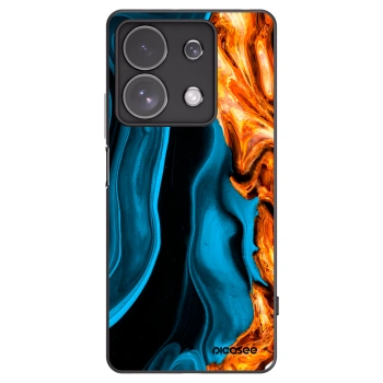 Picasee husă neagră din silicon pentru Xiaomi Redmi Note 13 Pro 4G - Gold blue