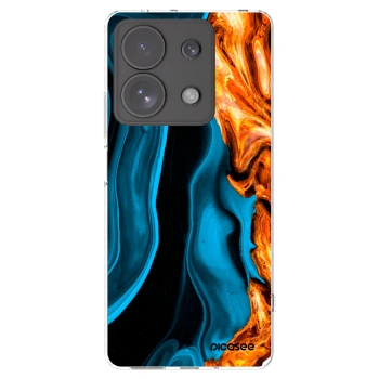 Picasee husă transparentă din silicon pentru Xiaomi Redmi Note 13 Pro 4G - Gold blue