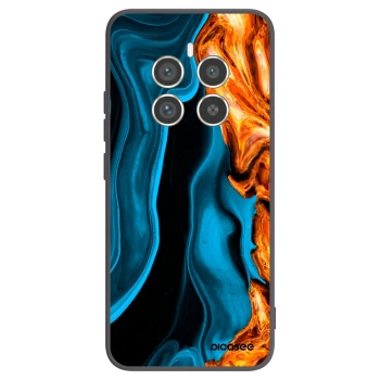 Picasee husă neagră din silicon pentru Realme 12 Pro 5G - Gold blue