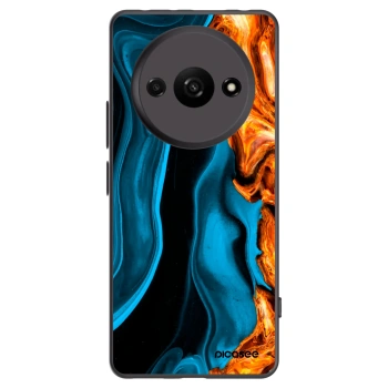 Picasee husă neagră din silicon pentru Xiaomi Redmi A3 - Gold blue