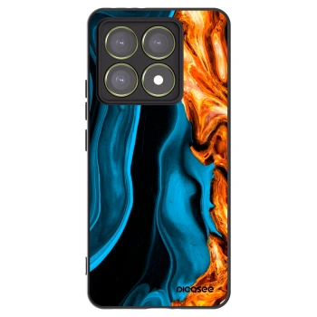 Picasee husă neagră din silicon pentru Xiaomi 14T - Gold blue