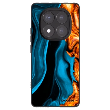 Picasee husă neagră din silicon pentru Xiaomi Redmi Note 14 Pro+ 5G - Gold blue