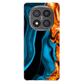 Picasee husă transparentă din silicon pentru Xiaomi Redmi Note 14 Pro+ 5G - Gold blue