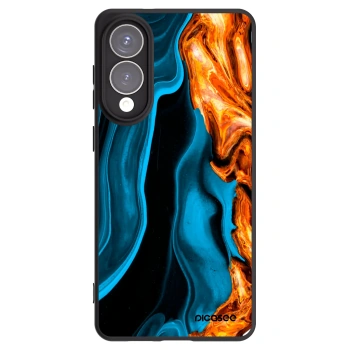 Picasee husă neagră din silicon pentru Samsung Galaxy S25 Edge 5G - Gold blue
