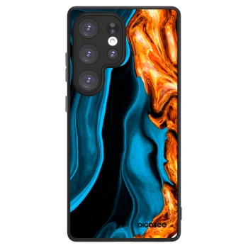 Picasee ULTIMATE CASE PowerShare pentru Samsung Galaxy S25 Ultra 5G - Gold blue