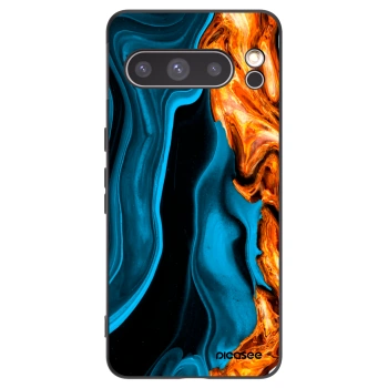 Picasee husă neagră din silicon pentru Google Pixel 8 Pro - Gold blue