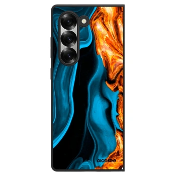 Husă pentru Samsung Galaxy Z Fold6 5G - Gold blue