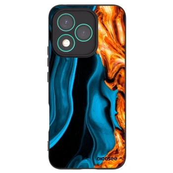 Picasee husă neagră din silicon pentru Honor 400 Lite 5G - Gold blue