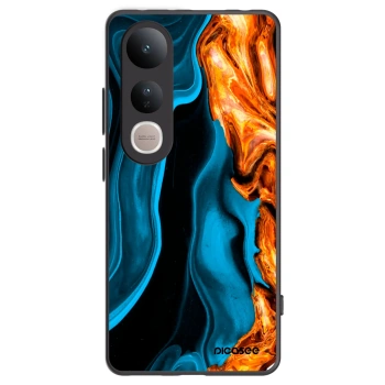 Picasee husă neagră din silicon pentru Vivo V50 Lite 5G - Gold blue