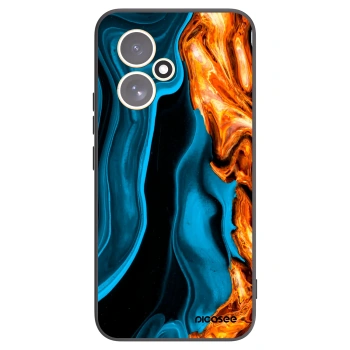 Picasee husă neagră din silicon pentru Honor 400 5G - Gold blue
