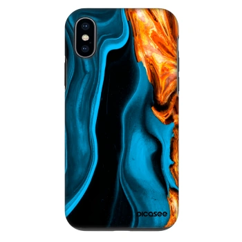 Husă pentru Apple iPhone X/XS - Gold blue