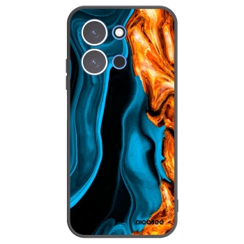 Picasee husă neagră din silicon pentru Xiaomi Redmi 15C 4G - Gold blue