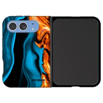 Husă pentru Apple iPhone Duo - Gold blue