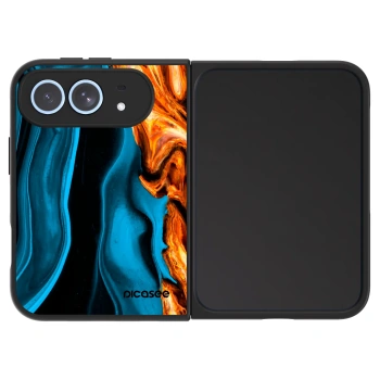 Picasee ULTIMATE CASE pentru Apple iPhone Duo - Gold blue