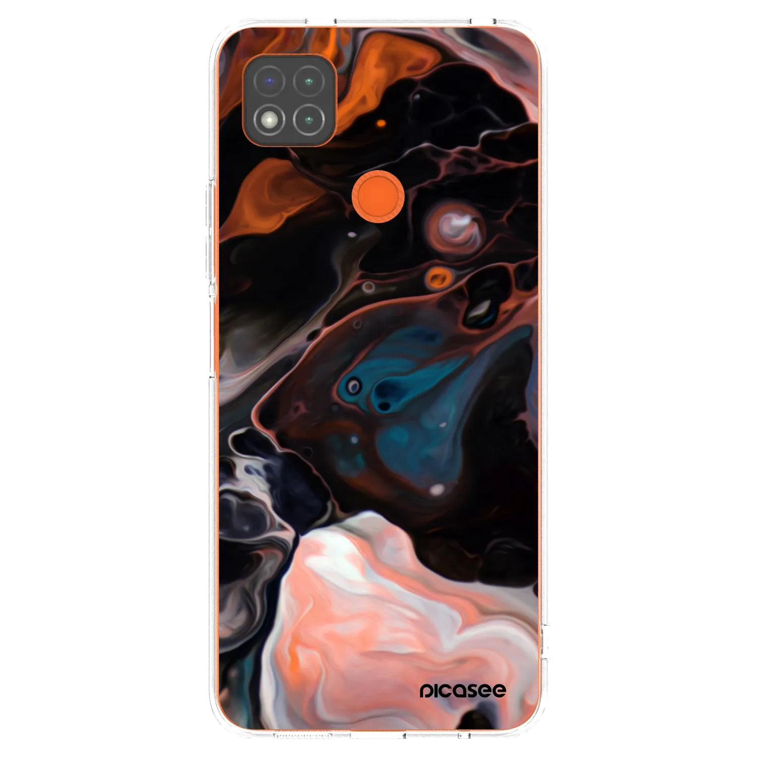 Picasee husă transparentă din silicon pentru Xiaomi Redmi 9C - Cream
