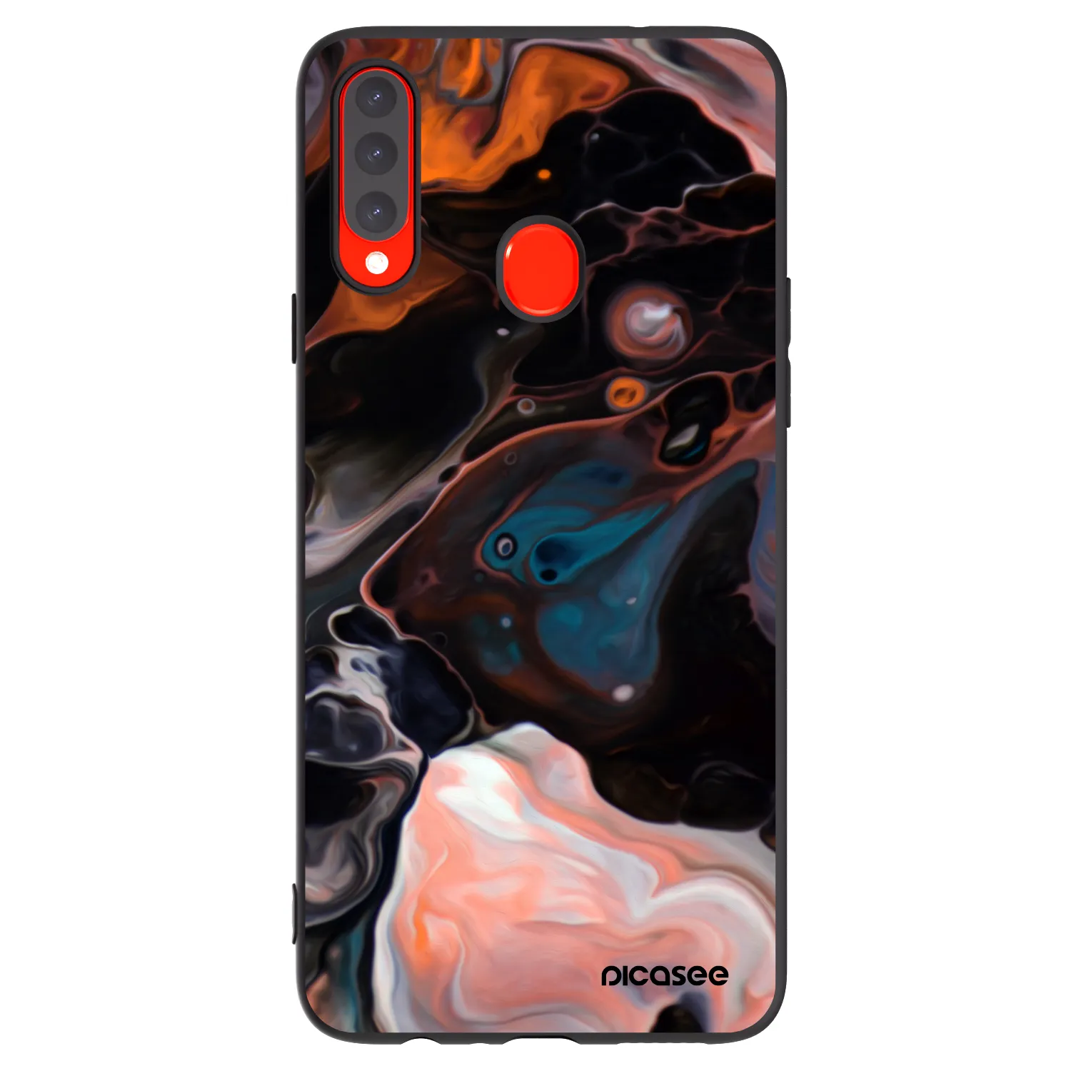 Picasee husă neagră din silicon pentru Samsung Galaxy A20s - Cream