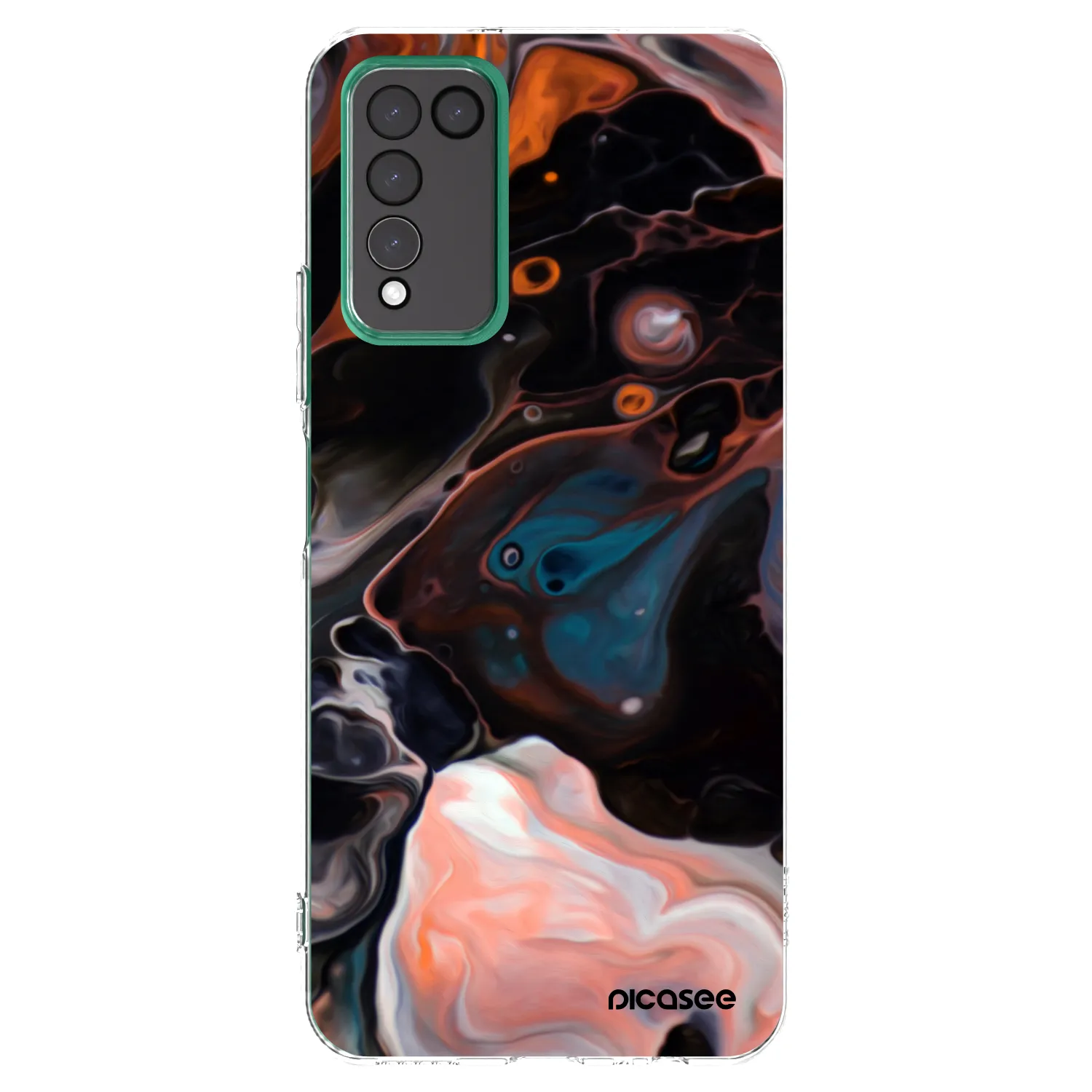 Picasee husă transparentă din silicon pentru Honor 10X Lite - Cream