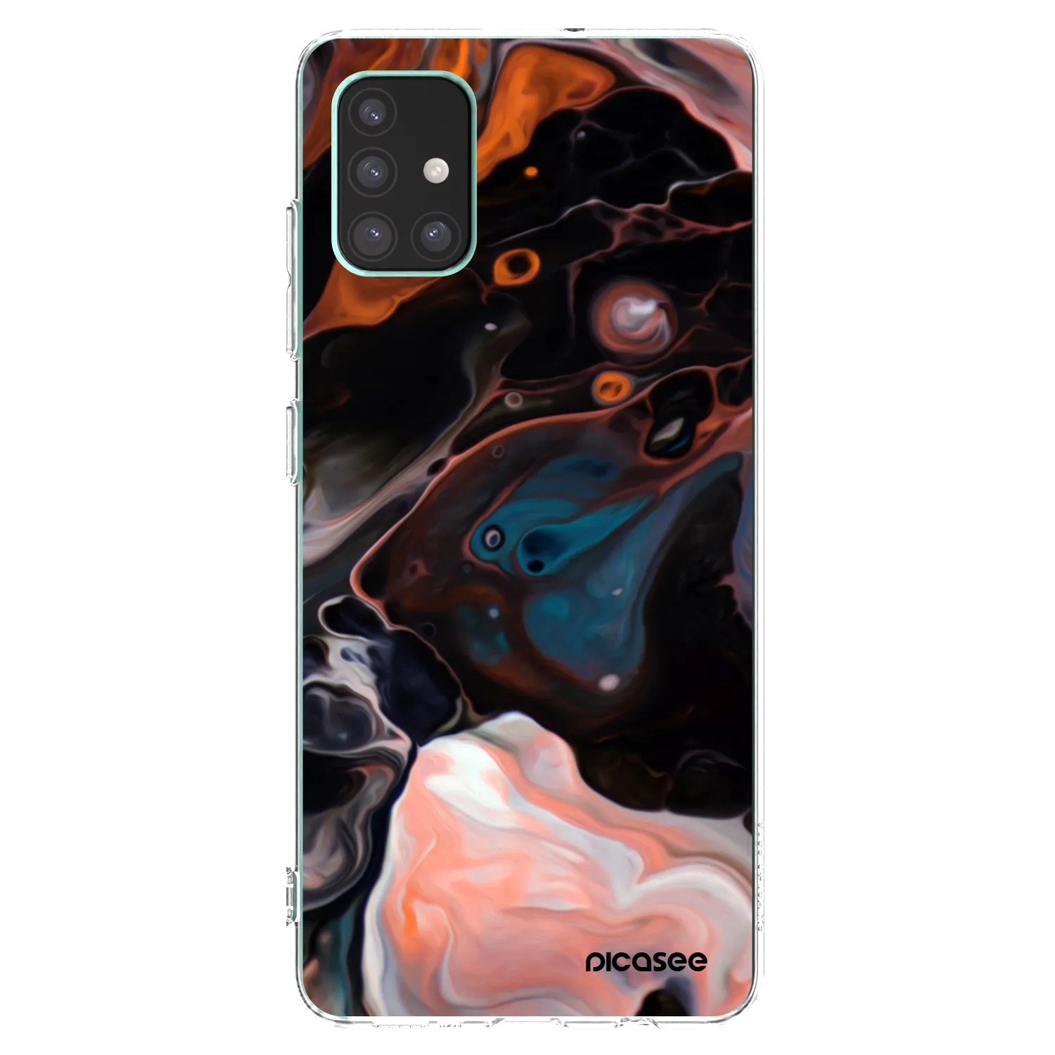 Picasee husă transparentă din silicon pentru Samsung Galaxy M51 M515F - Cream