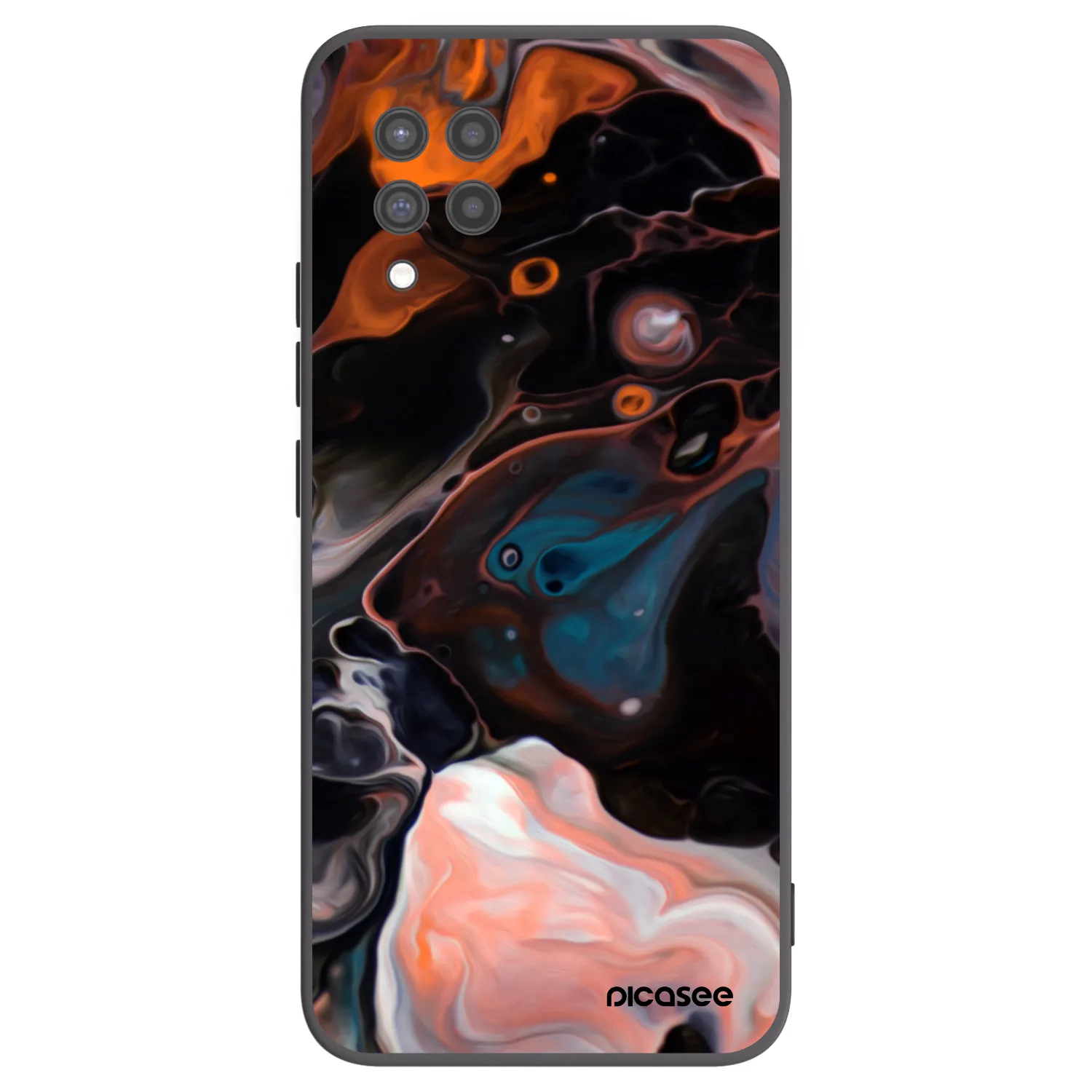 Picasee husă neagră din silicon pentru Samsung Galaxy A42 A426B - Cream