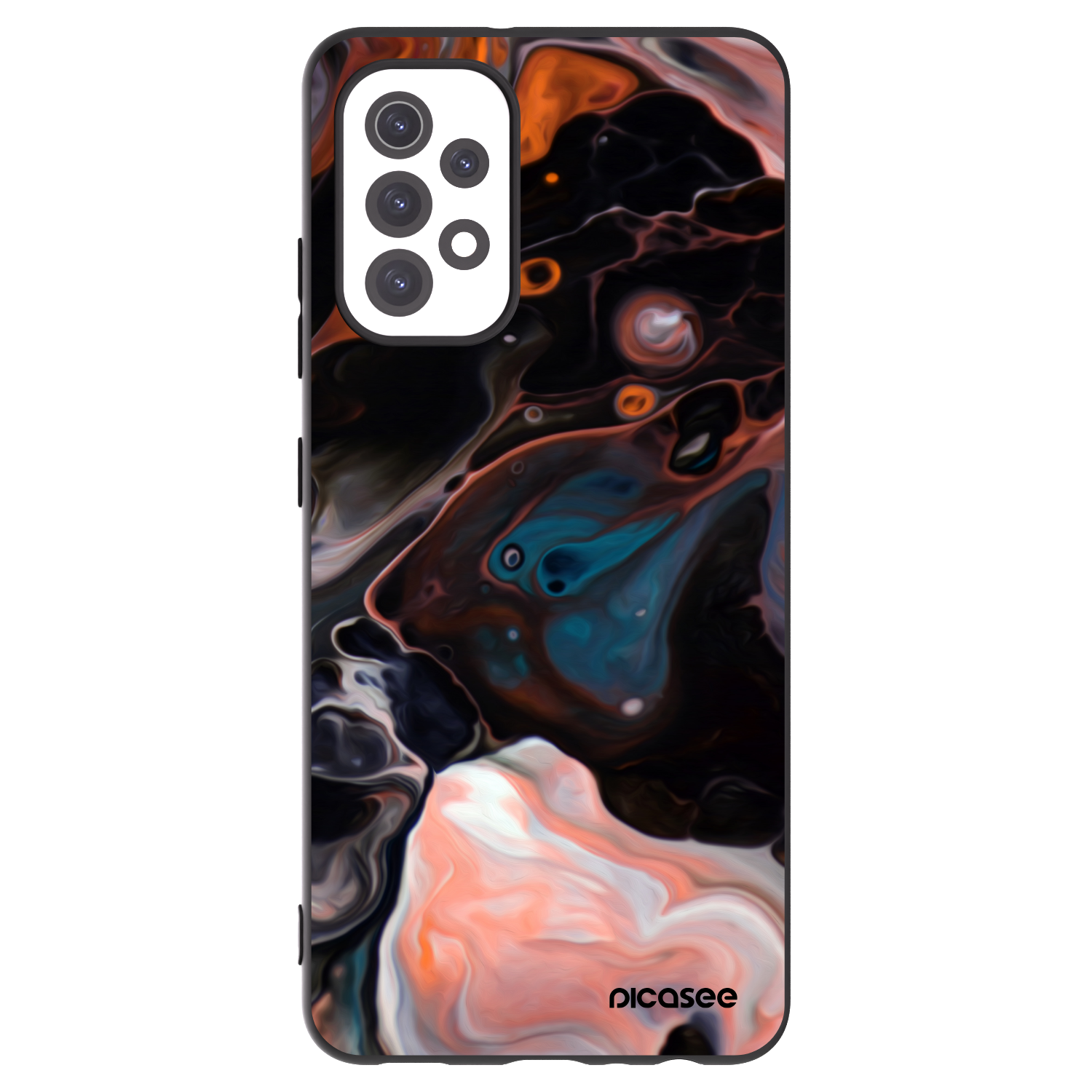 Picasee husă neagră din silicon pentru Samsung Galaxy A32 5G A326B - Cream