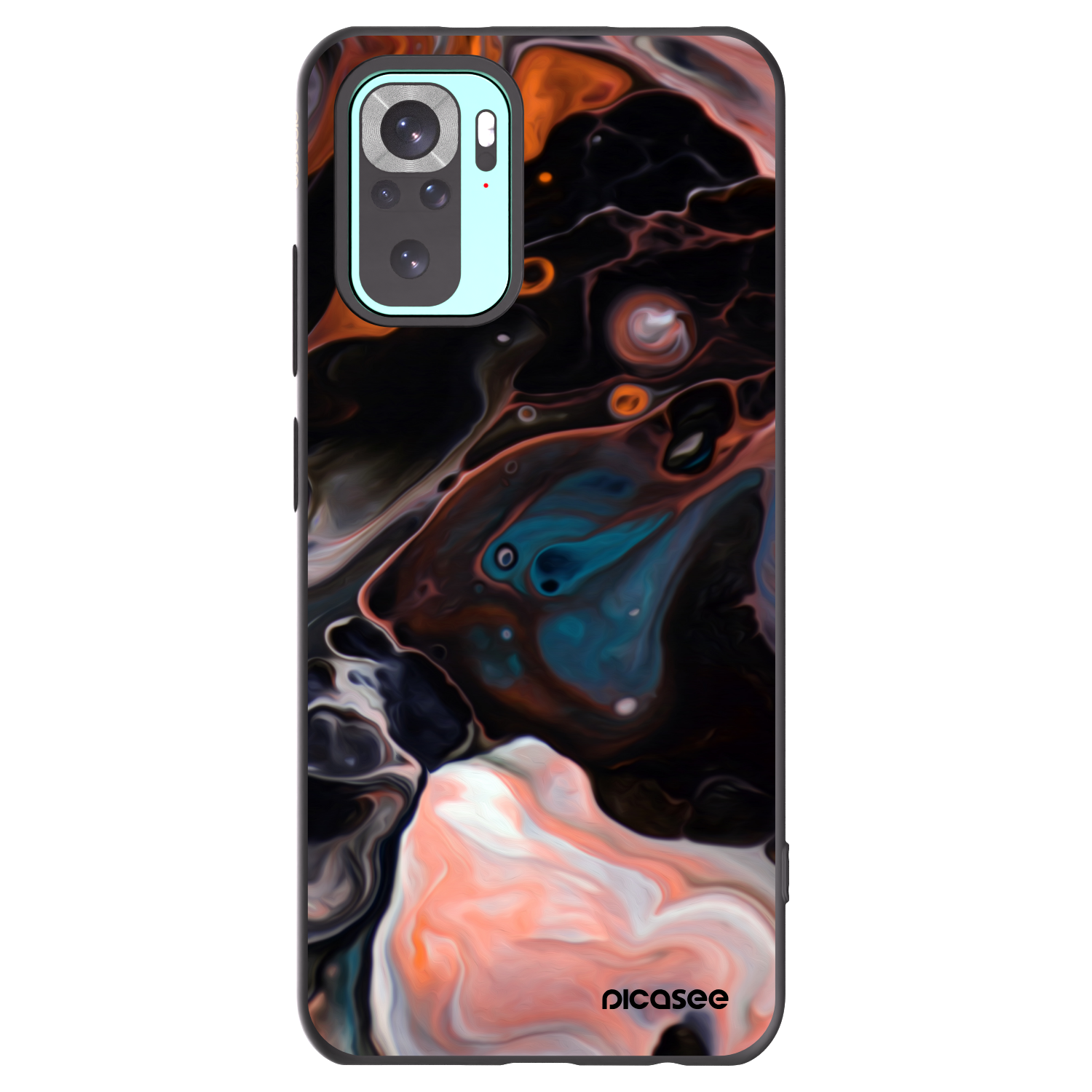 Picasee husă neagră din silicon pentru Xiaomi Redmi Note 10 Pro - Cream