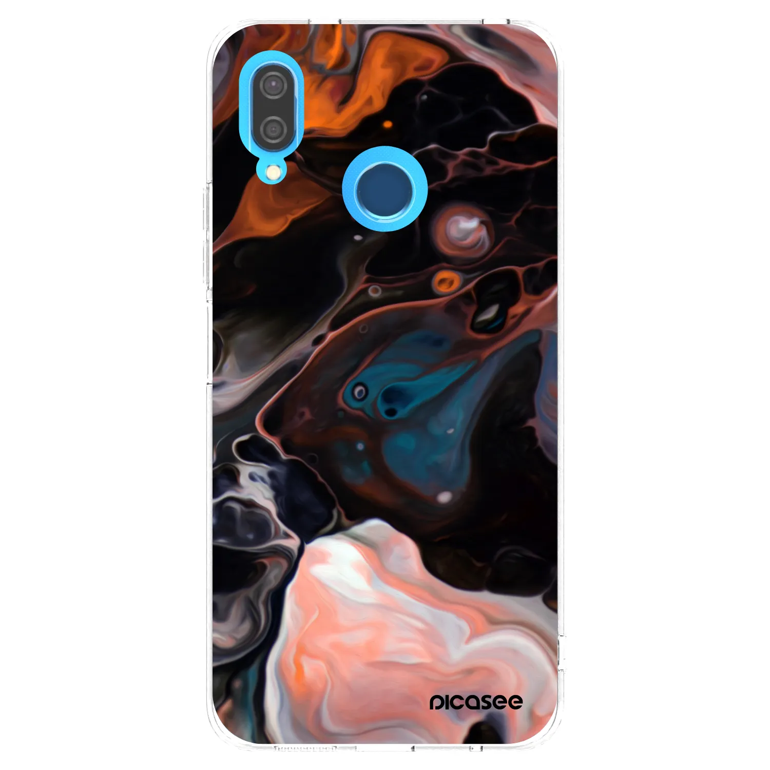 Picasee husă transparentă din silicon pentru Huawei P20 Lite - Cream