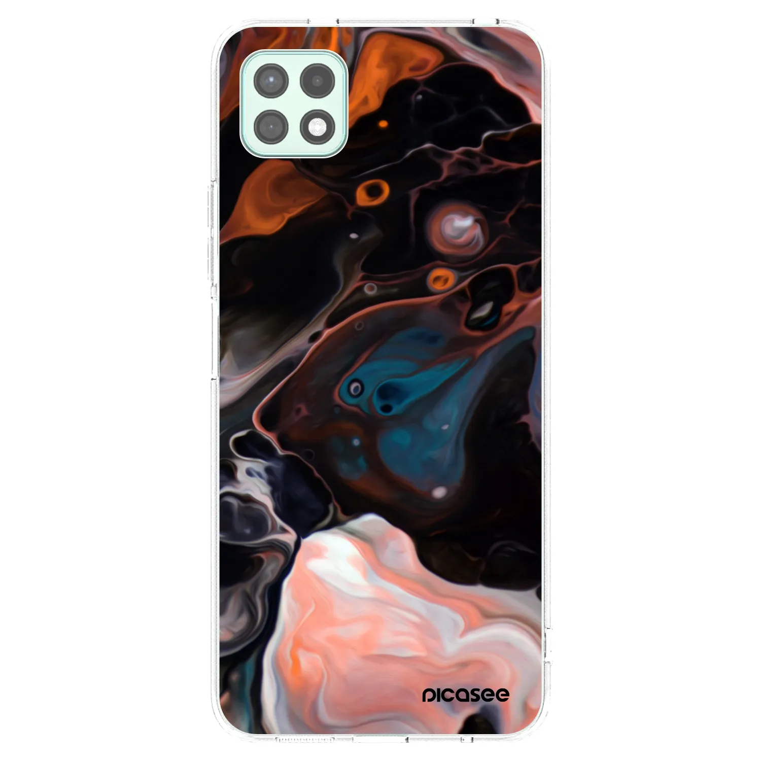 Picasee husă transparentă din silicon pentru Samsung Galaxy A22 A226B 5G - Cream