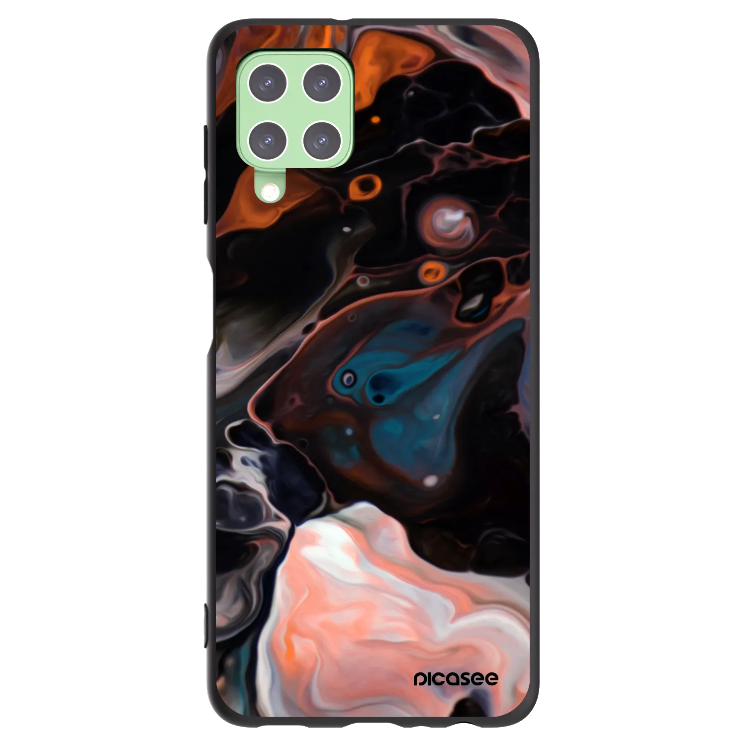 Picasee husă neagră din silicon pentru Samsung Galaxy A22 A225F 4G - Cream