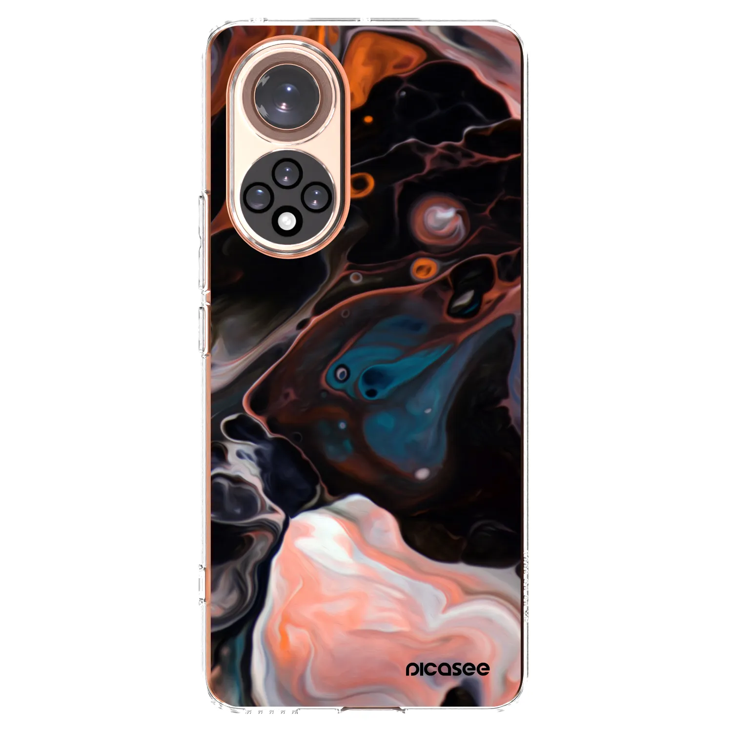 Picasee husă transparentă din silicon pentru Huawei Nova 9 - Cream