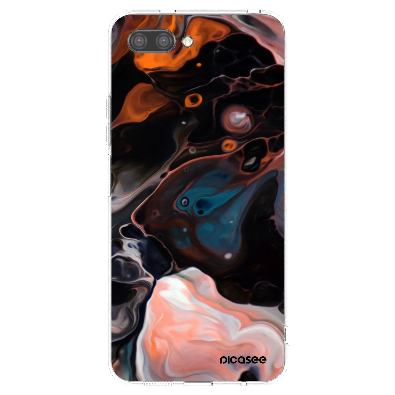 Picasee husă transparentă din silicon pentru Honor 10 - Cream