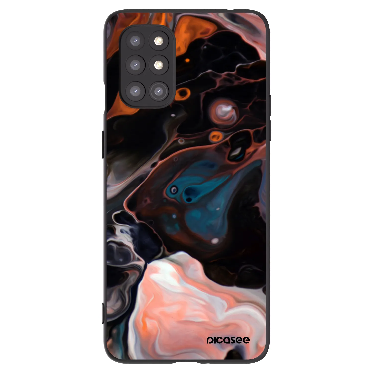 Picasee husă neagră din silicon pentru OnePlus 8T - Cream